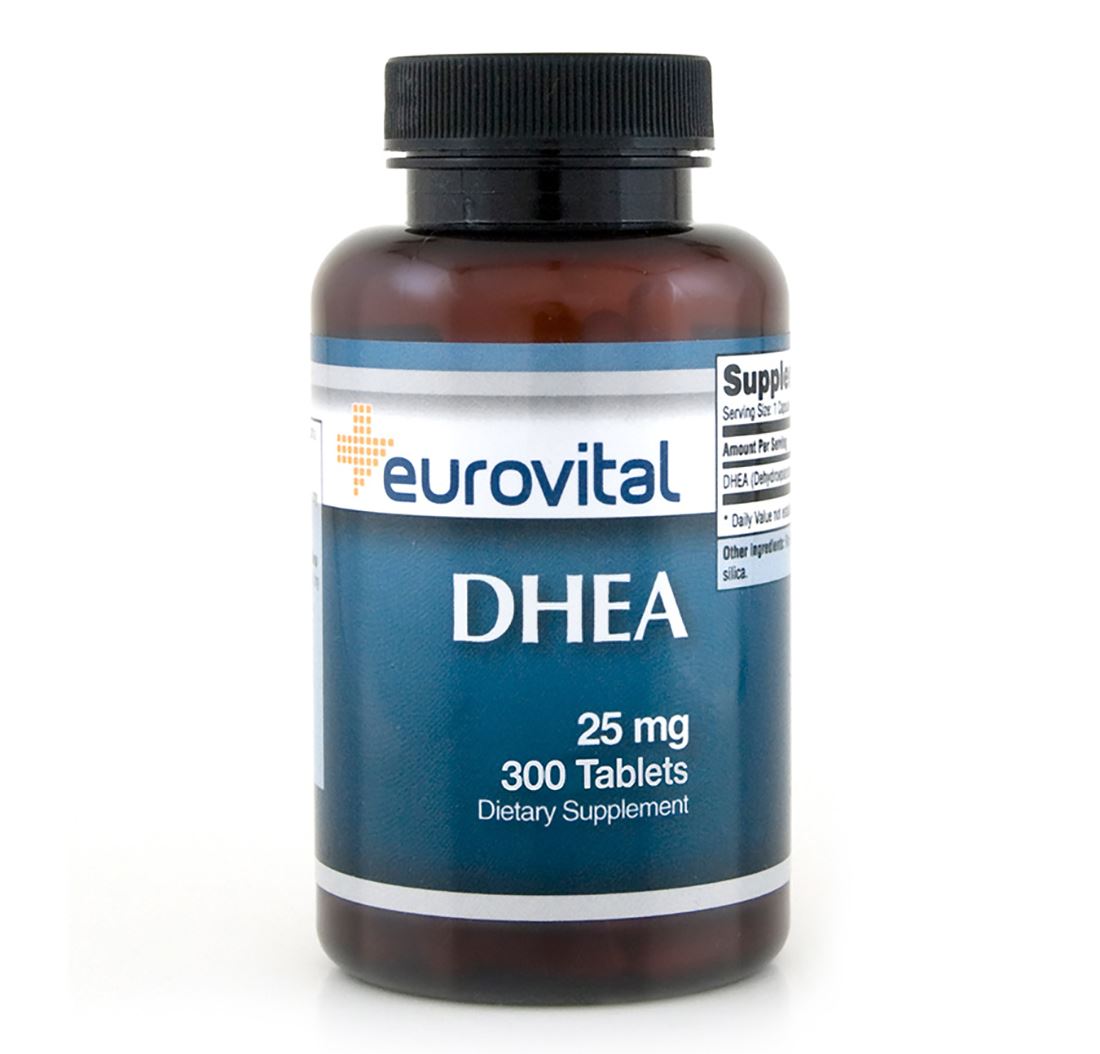 EuroVital DHEA 25mg 300 Tabletten juvenilis.de