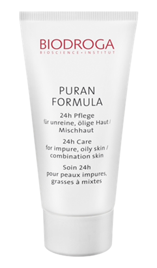 Picture of Biodroga Puran Formula 24-h - Care for impure, oily skin / combination skin 40ml