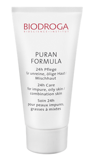 Bild von Biodroga Puran Formula 24-h - Pflege für unreine, fettige Haut / Mischhaut 40ml