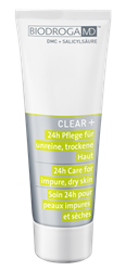 Bild von Biodroga MD - Clear+ - 24h Pflege - unreine, trockene Haut - 75 ml