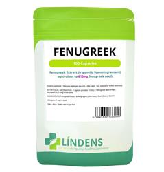 Zeige Details für Lindens - Fenugreek 610mg Kapseln - 100 Kapseln Bild von Lindens - Fenugreek 610mg Kapseln - 100 Kapseln
