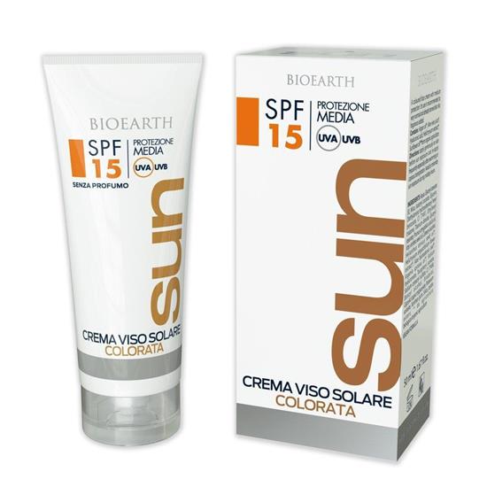 Bild von Bioearth - Sun Coloured Facial Cream - SPF 15 - 50 ml