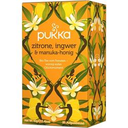 Bild von Pukka - Zitrone, Ingwer & Manuka-Honig - bio - 20 Aufgussbeutel