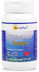Bild von SunSplash - EPA-DHA Power - Omega-3 Complex - 60 Softgel-Kapseln