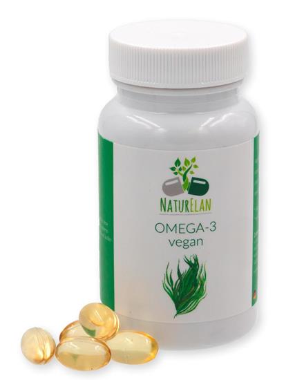 Bild von NaturElan - Omega 3 Algenöl - Vegan - 60 Kapseln