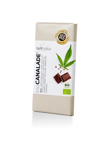 Bild von Hanf & Natur - Bio Canalade® Vollmilch - Hanf Schokolade - 100 g