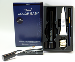 Bild von Tana Cosmetics - Color Easy Black - Wimpern- & Augenbrauenfarbe - Set