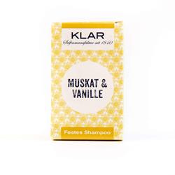 Bild von Klar Festes Shampoo - Haarseife - Vanille/Muskat - 100 g
