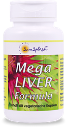 Bild von SunSplash - Mega Liver Formula - 60 vegetarische Kapseln - 37 g
