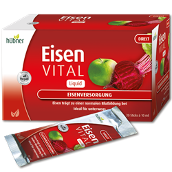 Zeige Details für Hübner - Eisen Vital® F Direkt - 20 Sticks á 10 ml Bild von Hübner - Eisen Vital® F Direkt - 20 Sticks á 10 ml