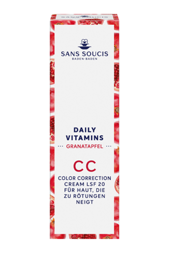 Bild von Sans Soucis Daily Vitamins - Granatapfel CC Cream - Anti-Redness LSF 20 - 30 ml