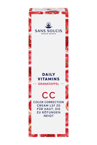 Picture of Sans Soucis Daily Vitamins - Pomegranate CC Cream - Anti-Redness SPF 20 - 30 ml