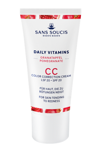 Picture of Sans Soucis Daily Vitamins - Pomegranate CC Cream - Anti-Redness SPF 20 - 30 ml