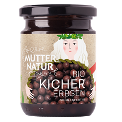 Bild von Mutter Natur - Bio Kichererbsen im Glas - 235 g