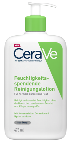 Bild von CeraVe - Feuchtigkeitsspendende Reinigungslotion für normale bis trockene Haut