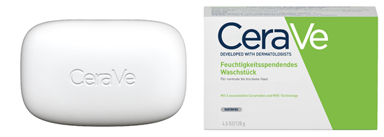 Bild von CeraVe - Feuchtigkeitsspendes Waschstück für normale bis trockene Haut - 128 g