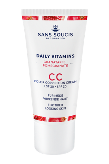 Bild von Sans Soucis Daily Vitamins - Granatapfel CC Cream - Anti-Müdigkeit LSF 20 - 30 ml