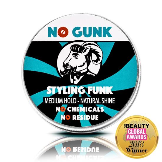 Bild von NO GUNK - Styling Funk - Natürliches Haarwachs/Haarpomade - Für Haare & Bart - Mittlerer Halt - 50 g