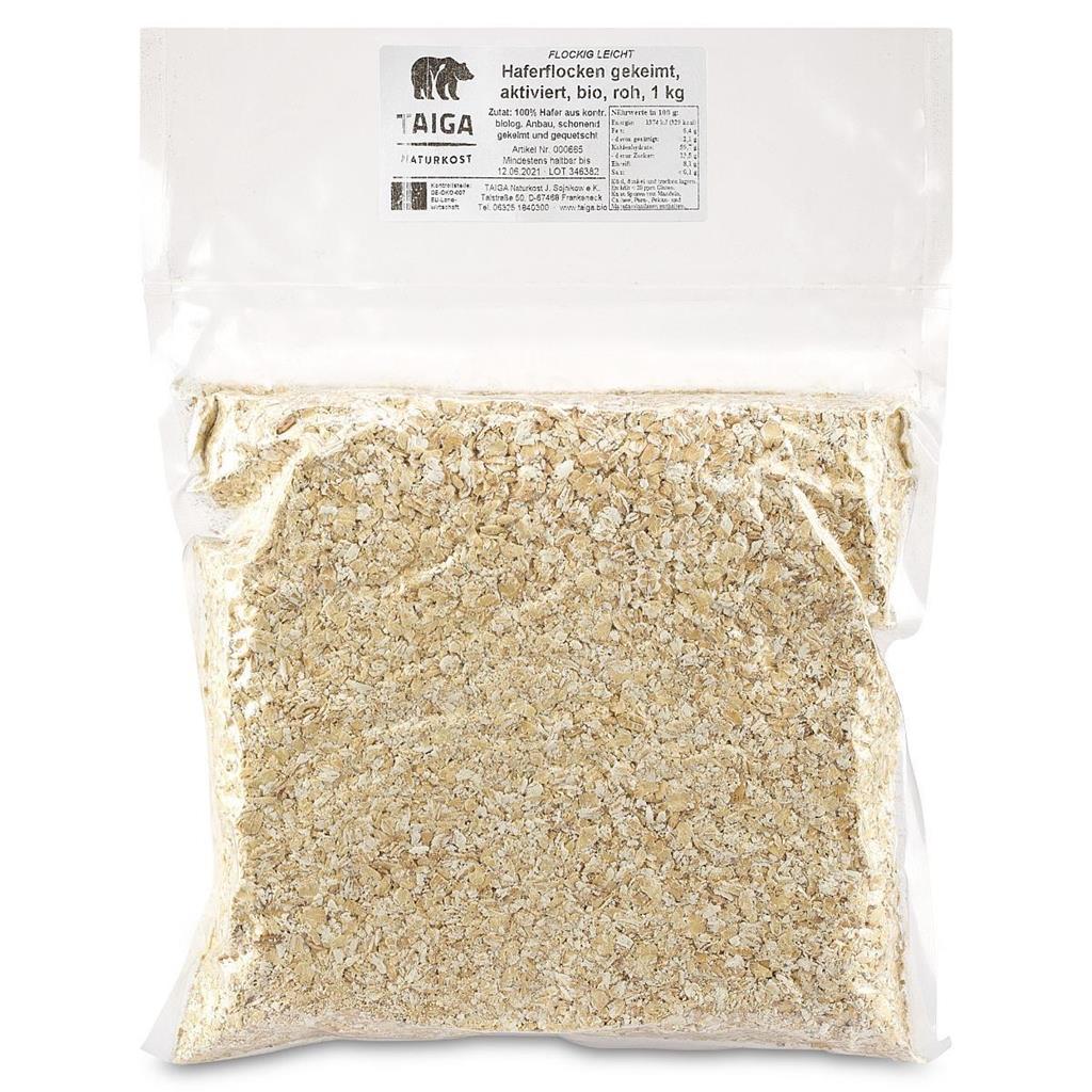 Taiga Naturkost - Haferflocken angekeimt - Bio - 1000 g