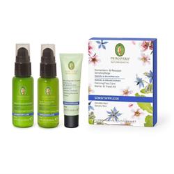 Bild von Primavera - Kennenlern- & Reiseset Sensitivpflege Manuka Borretsch - Milde Reinigungscreme, Sanft Tonisierende Gesichtslotion & Beruhigende Creme - 3-teiliges Set