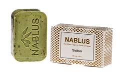 Bild von Nablus Soap - Natürliche Olivenölseife - Mit Salbei - Handgemacht und Palmölfrei - 100 g