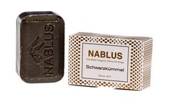 Bild von Nablus Soap - Natürliche Olivenölseife - Mit Schwarzkümmel - Handgemacht und Palmölfrei - 100 g