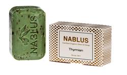 Bild von Nablus Soap - Natürliche Olivenölseife - Mit Thymian - Handgemacht und Palmölfrei - 100 g