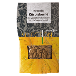 Bild von Steirerkraft - Steirische Kürbiskerne Zartbitter-Kaffee Selection - 100 g