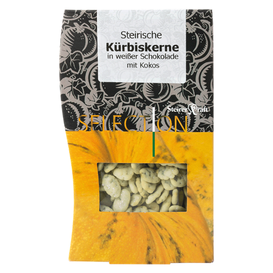 Bild von Steirerkraft - Steirische Kürbiskerne Weiße Schoko-Kokos Selection - 100 g