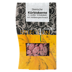 Bild von Steirerkraft - Steirische Kürbiskerne Weiße Schoko-Himbeere Selection - 100 g