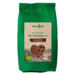 Bild von Steirerkraft - Steirische Kürbiskerne Milchschokolade BIO - 100 g