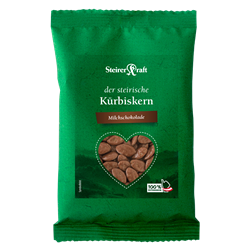 Bild von Steirerkraft - Steirische Kürbiskerne Milchschokolade Premium - 40 g