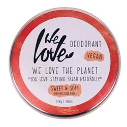 Bild von We Love The Planet - Vegane Deocreme Sweet & Soft - Mandel und weiße Pfingstrose - 48 g