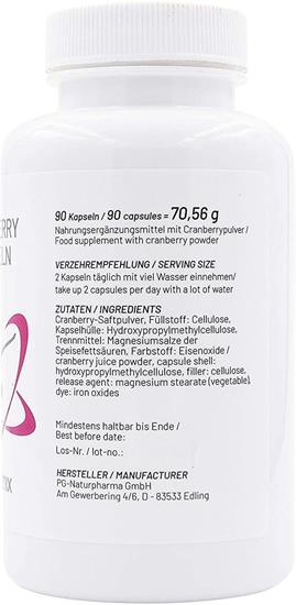 Bild von Vitamimix - Cranberry Kapseln - 90 Kapseln