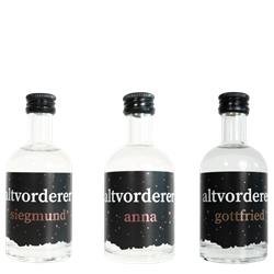 Bild von altvorderer - Gin Set Mini / 41% Vol. - anna, siegmund & gottfried - 3 x 0,05 l