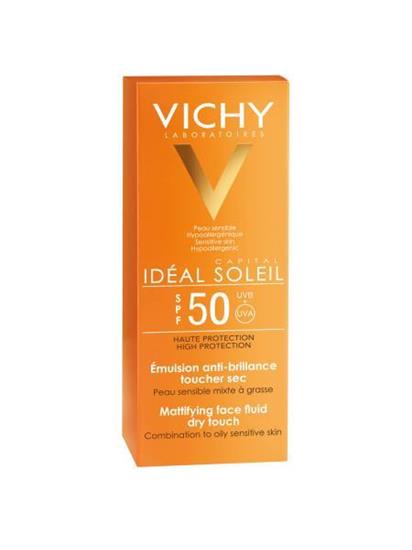 Bild von Vichy Idéal Soleil - Mattierendes Sonnenfluid für das Gesicht LSF 50 - 50 ml