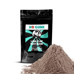 Bild von NO GUNK Lava Clay Face Mask -  Vegan - Ghassoul/Rhassoul Clay - 200 g