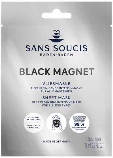 Bild von Sans Soucis - Black Magnet Vliesmaske - 16 g