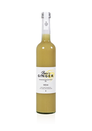 Picture of Ben's Ginger Ginger concentrate "Ben's Ginger" from Bavaria (500 ml) - Organic