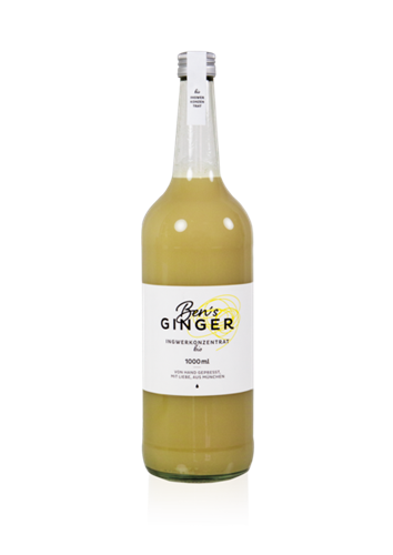 Picture of BIO BEN'S GINGER - BIO INGWERKONZENTRAT - 1 Liter (DE-ÖKO-037)