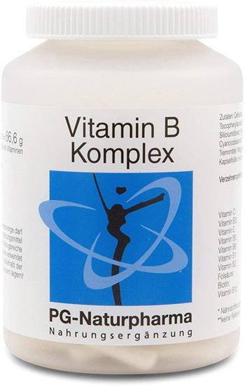 Picture of Vitamin B Complex vegan - 120 vegan & high-dose capsules with all 8 B vitamins - vitamin B12, biotin, folic acid - also with vitamin C & vitamin E