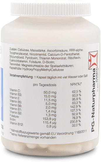 Bild von PG-Naturpharma - Vitamin B Komplex - 120  Kapseln