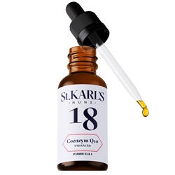 Bild von St. Karl's Nuns 18 - Coenzym Q10 & Antioxidantien Vitamin D3 und Vitamin E - vegan - 50 ml