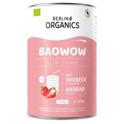 Bild von Berlin Organics  - Bio Baowow Slim Erdbeere - Sättigungsshake - 420 g