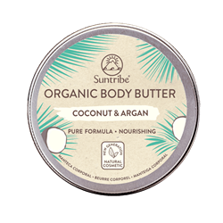 Bild von Suntribe - 100% Organic Body Butter - Coconut & Argan - 150 ml