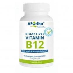 Zeige Details für Aportha - Aktiviertes Vitamin B12 - 500 µg Adenosylcobalamin - 120 Kapseln Bild von Aportha - Aktiviertes Vitamin B12 - 500 µg Adenosylcobalamin - 120 Kapseln