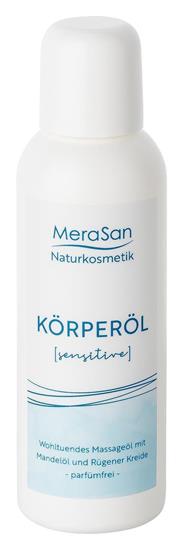 Bild von MeraSan - Massageöl mit Rügener Kreide - 100 ml