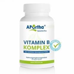 Bild von Aportha - Vitamin B-Komplex aus natürlichem Quinoasprossen-Extrakt - 120 Kapseln