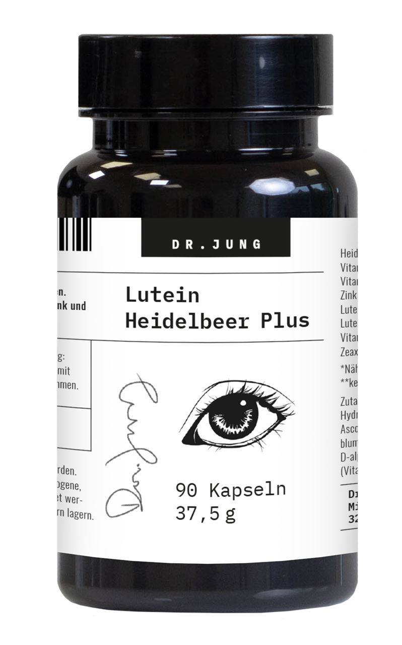 Dr. Jung Pharma - Lutein Heidelbeer Plus - 90 Kapseln