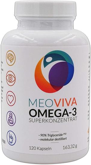 Bild von Meoviva – Omega-3 Kapseln Superkonzentrat – 120 Kapseln